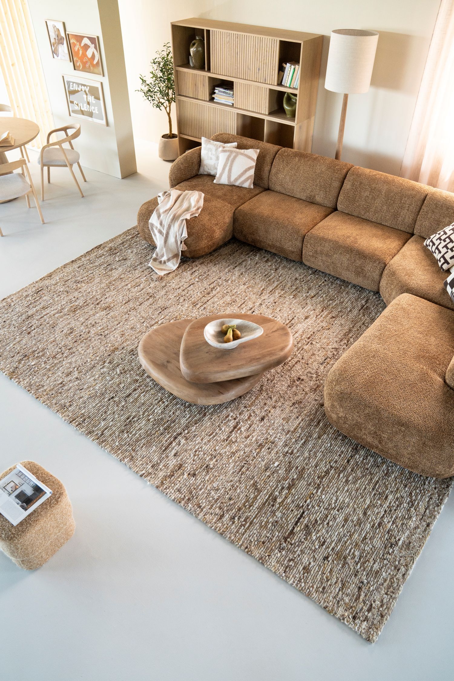 Salontafel KABO - Donkerbruin mangohout