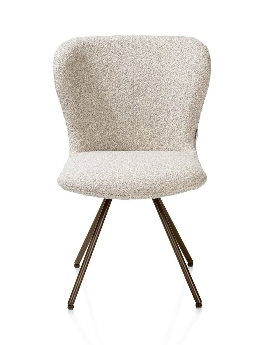 Draaibare eetkamerstoel ETHAN - Beige