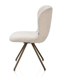 Draaibare eetkamerstoel ETHAN - Beige XOO 55116BEI