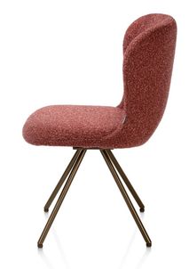 Draaibare eetkamerstoel ETHAN - Beige XOO 55116KOP