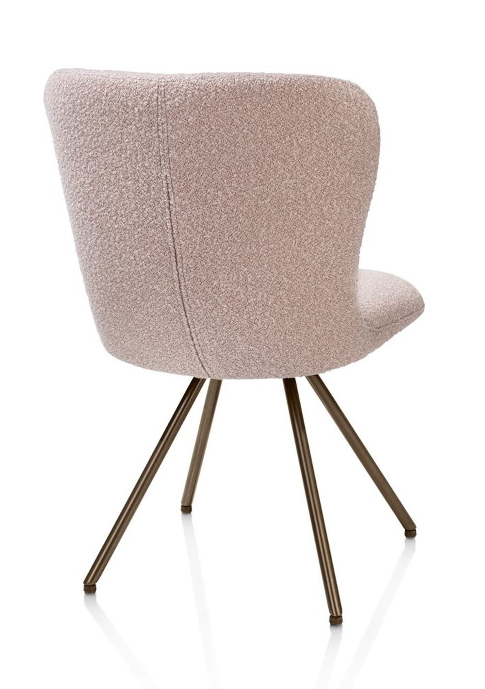 Draaibare eetkamerstoel ETHAN - Roze XOO 55116ROZ