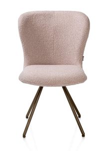 Draaibare eetkamerstoel ETHAN - Roze XOO 55116ROZ