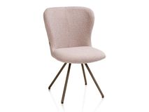 Draaibare eetkamerstoel ETHAN - Roze XOO 55116ROZ