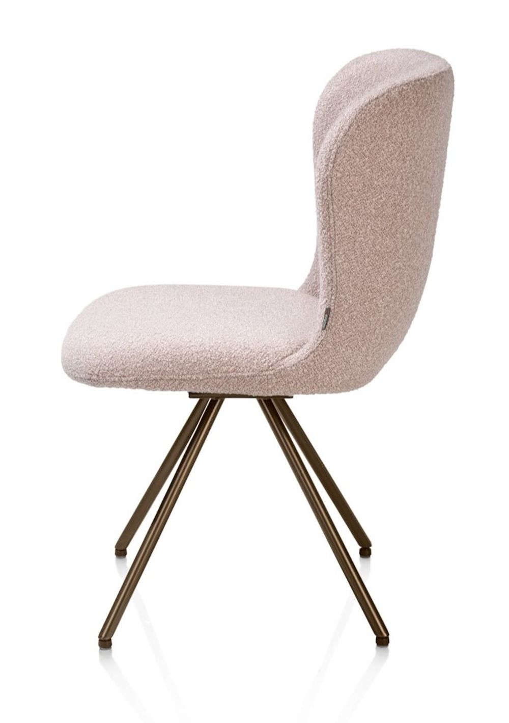 Draaibare eetkamerstoel ETHAN - Roze XOO 55116ROZ