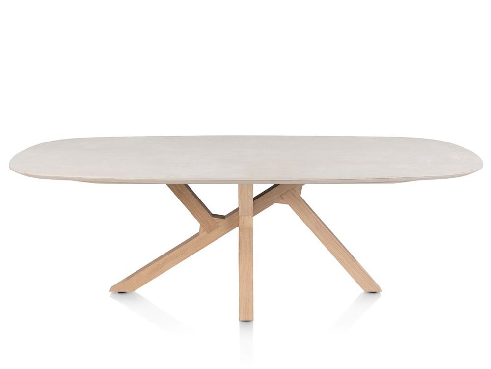 Eetkamertafel HIMALAYA - Eikenhout / keramiek HEH 55984-CRE