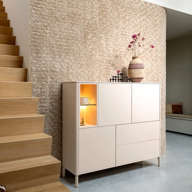 Dressette TRENTINO - Gelakt crème