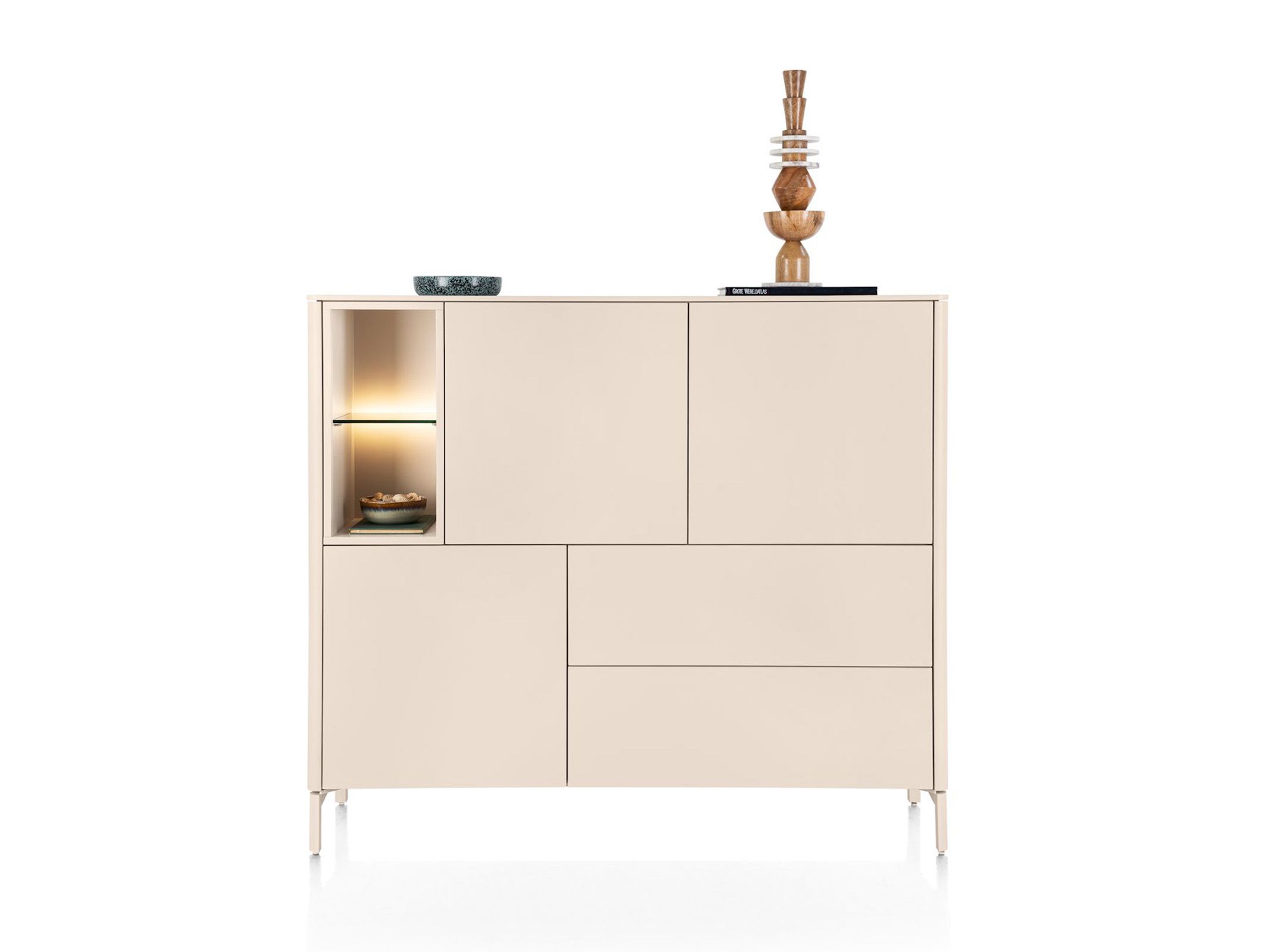 Dressette TRENTINO - Gelakt crème XOO 52407CRE