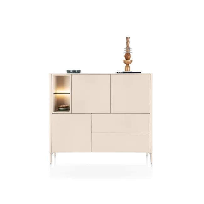 Dressette TRENTINO - Gelakt crème