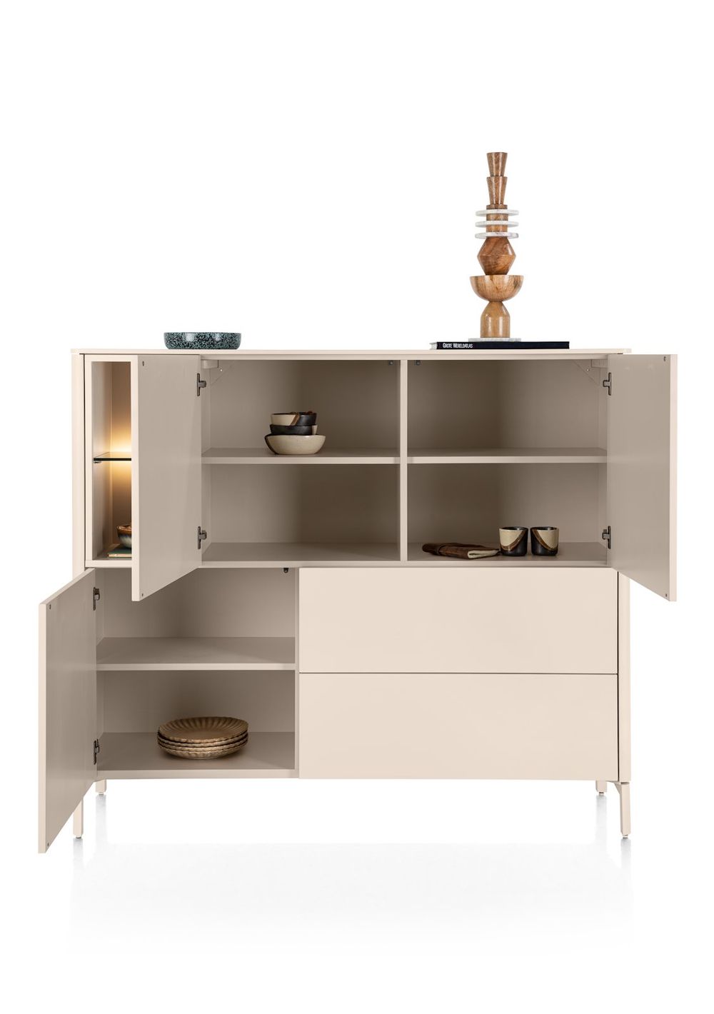 Dressette TRENTINO - Gelakt crème XOO 52407CRE