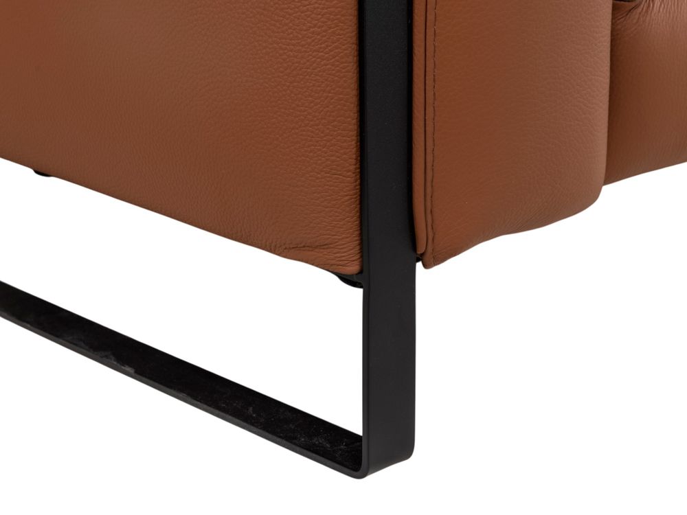 3-zit met 2 elektr. relaxen BRADLEY - Cognac leder DDV-19-000687-LR-C228