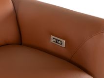 3-zit met 2 elektr. relaxen BRADLEY - Cognac leder DDV-19-000687-LR-C228