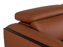 3-zit met 2 elektr. relaxen BRADLEY - Cognac leder DDV-19-000687-LR-C228