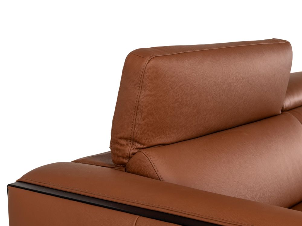 3-zit met 2 elektr. relaxen BRADLEY - Cognac leder DDV-19-000687-LR-C228