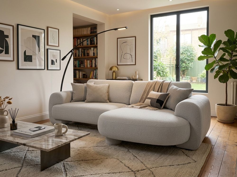 Hoekzetel MOLINO - Crème THC-35-000025-2-AC