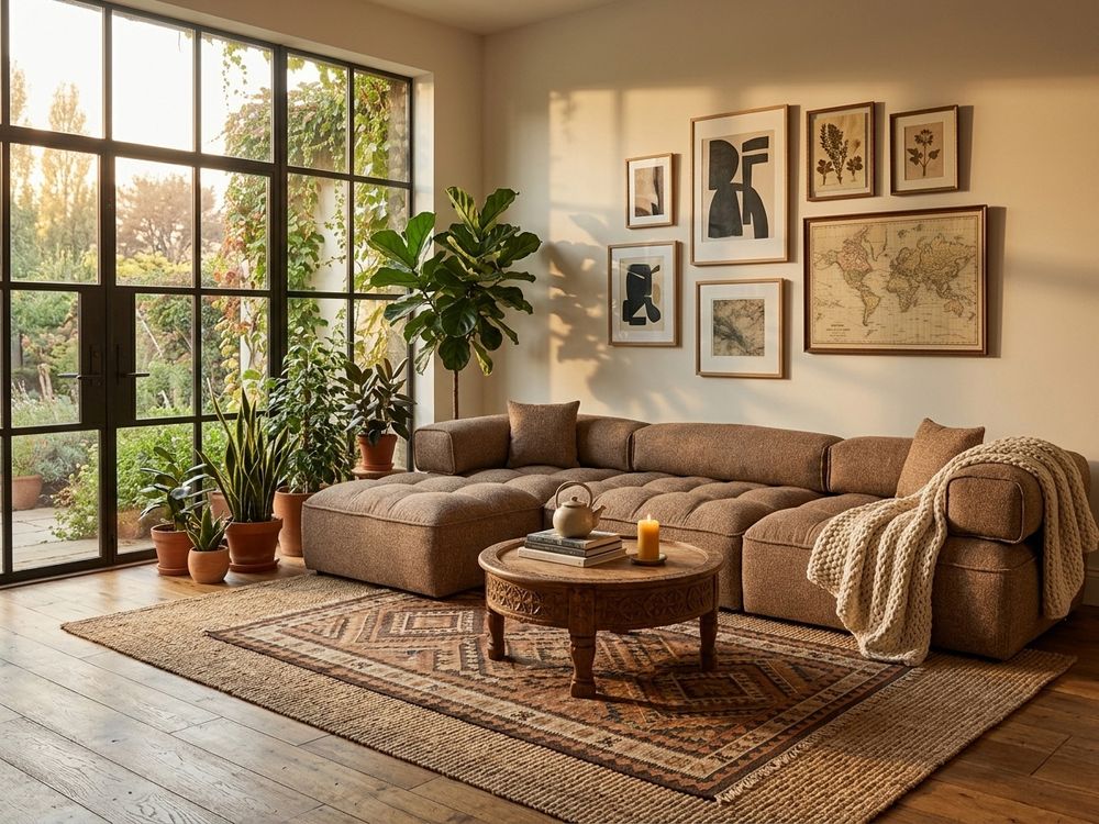 Hoekzetel MALTA - Bruin C-RIV-99-TZ1