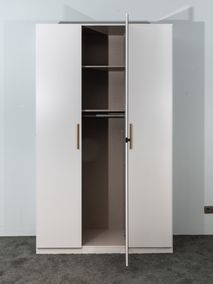 Draaideurkast QUADRA SPIN - Wit C-RCH-69-KAST4