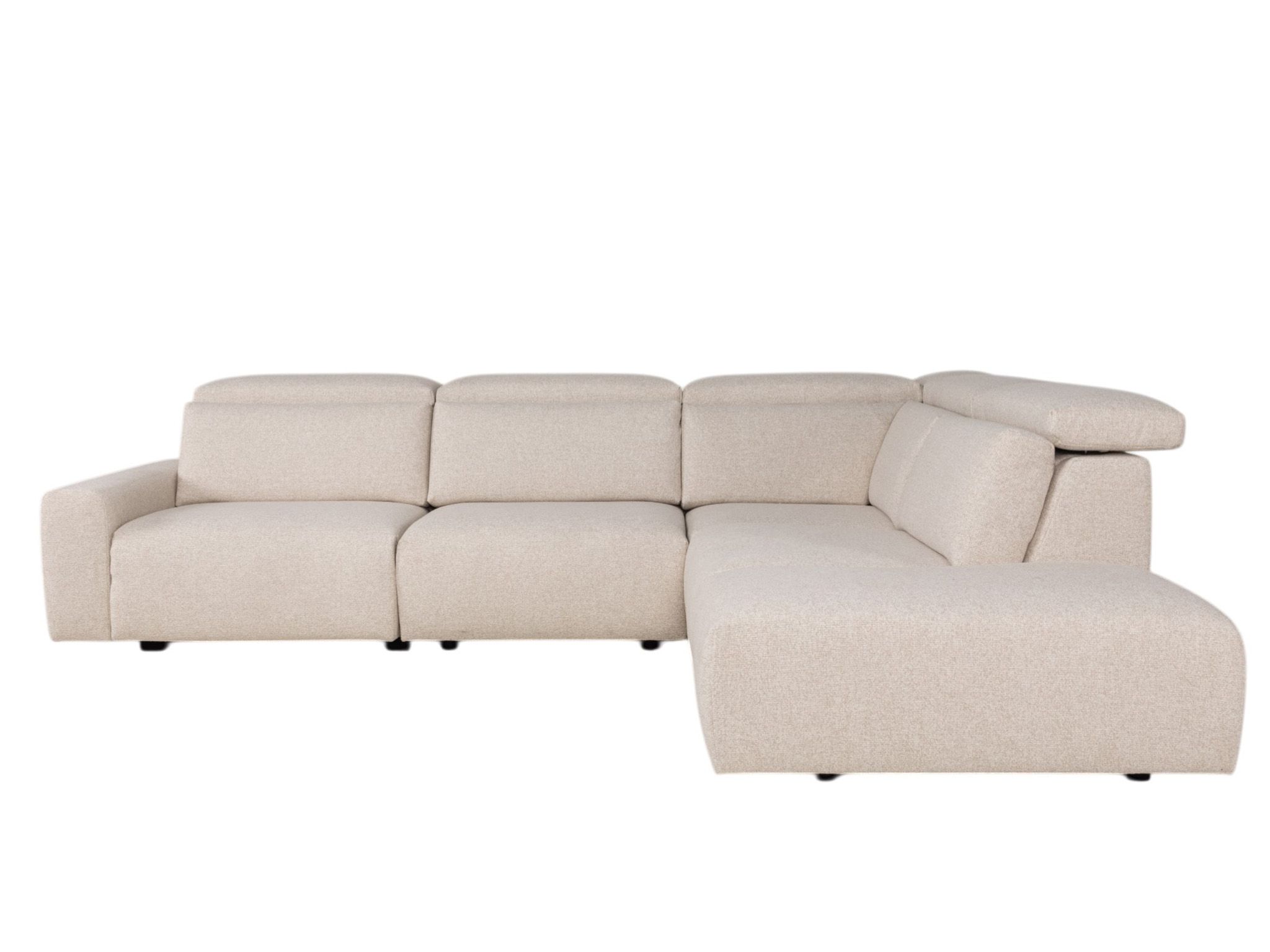 Hoekzetel met elektr. relaxen BELLA - Ecru C-DFM-15-HKS1