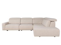 Hoekzetel met elektr. relaxen BELLA - Ecru C-DFM-15-HKS1