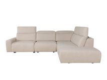 Hoekzetel met elektr. relaxen BELLA - Ecru C-DFM-15-HKS1