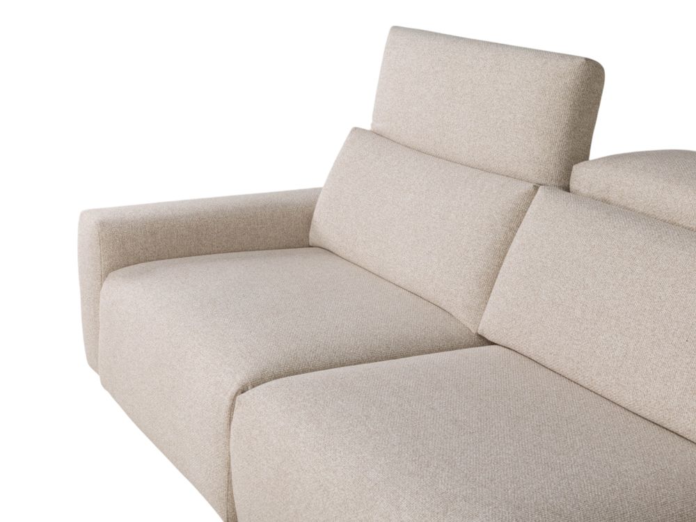 Hoekzetel met elektr. relaxen BELLA - Ecru C-DFM-15-HKS1