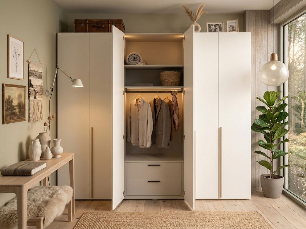 Draaideurkast ADOK - Wit DOM-1-KLK-CL