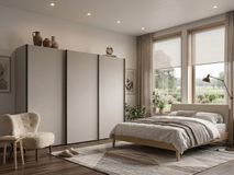 Schuifdeurkast ADOK - Beige DOM-1-KLK-CL2