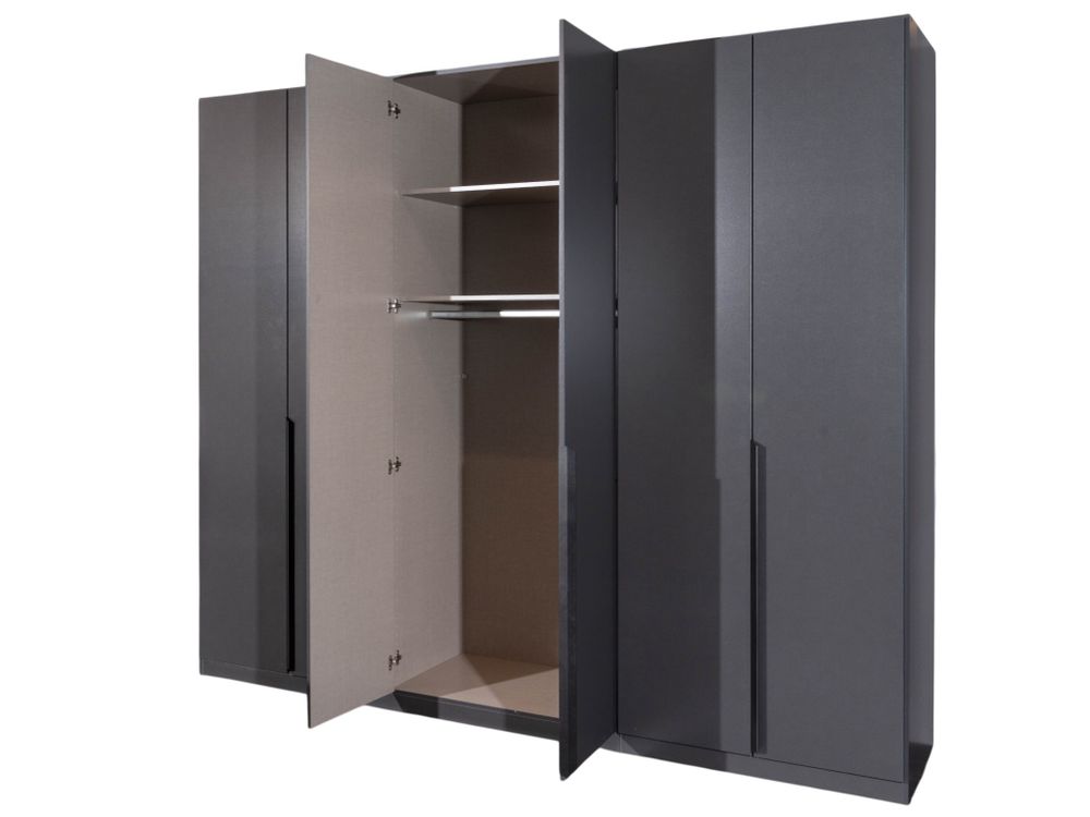 Draaideurkast QUADRA SPIN - Metallic Grey C-RCH-69-KAST3