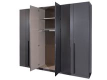 Draaideurkast QUADRA SPIN - Metallic Grey C-RCH-69-KAST3