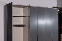 Draaideurkast QUADRA SPIN - Metallic Grey C-RCH-69-KAST3