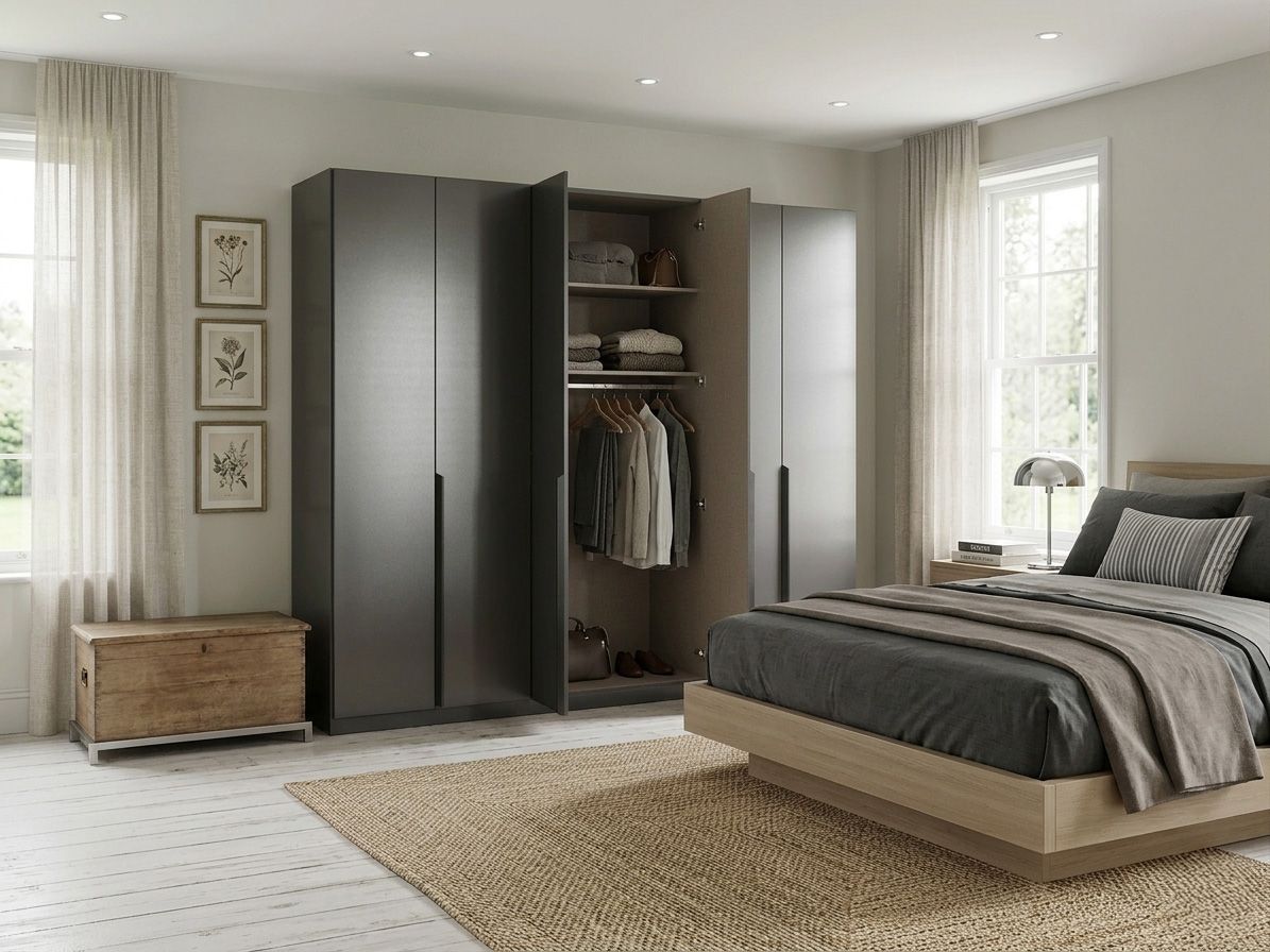 Draaideurkast QUADRA SPIN - Metallic Grey C-RCH-69-KAST3