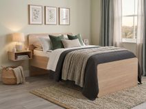 Bedkader LAGO - Brushed Sand Oak Nature MBR-85-000001