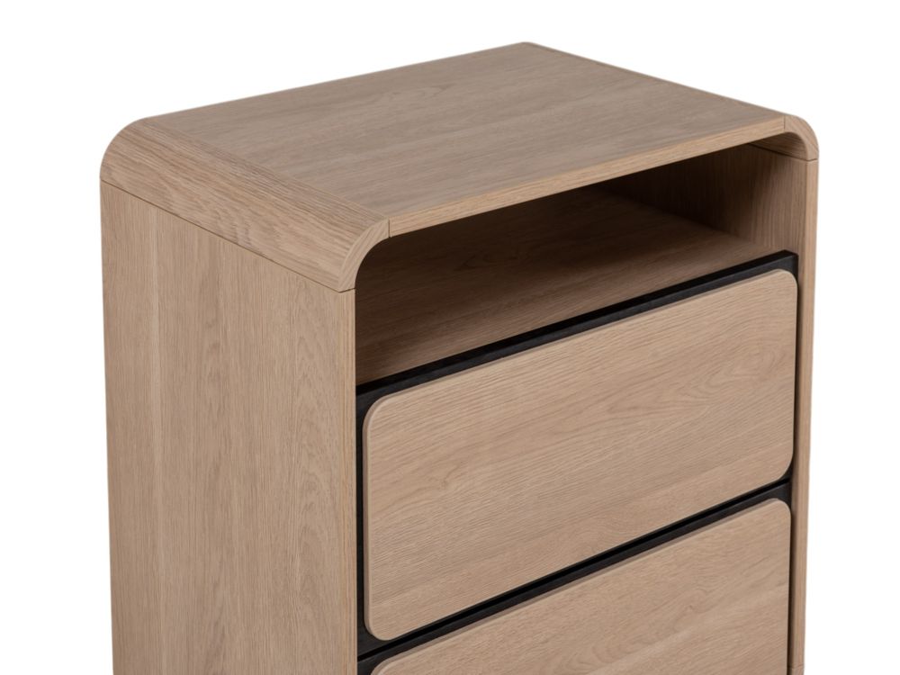 Nachttafel LAGO - Eikenhouten look MBR-85-000010