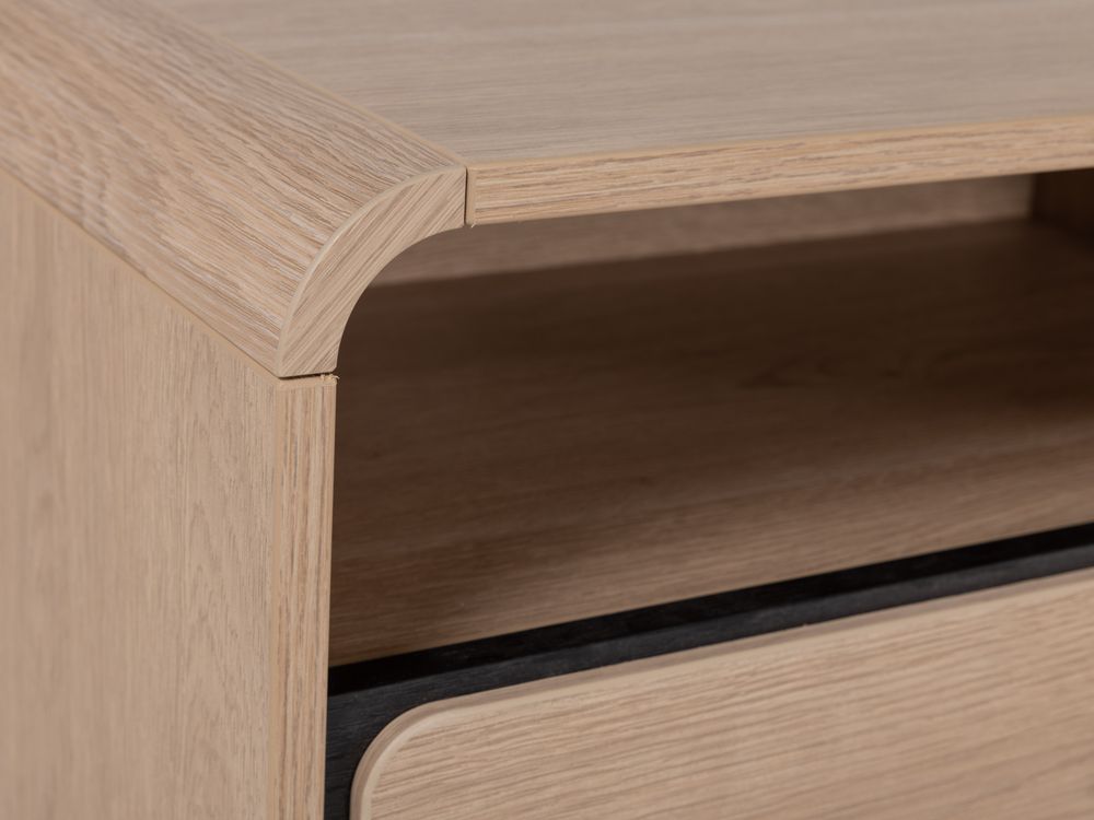Nachttafel LAGO - Eikenhouten look MBR-85-000010