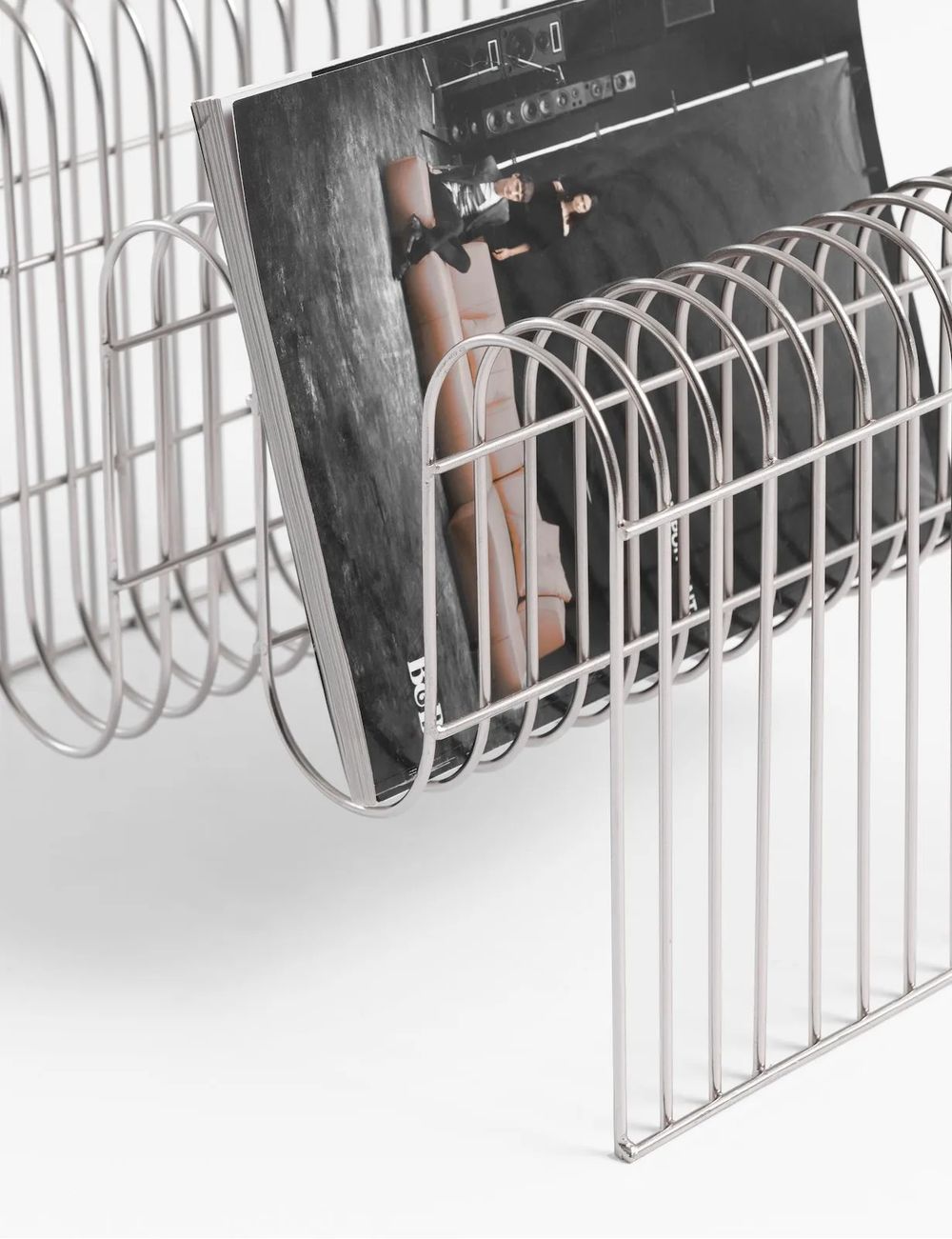 Magazinehouder GUS - Zilver CCM 53153CHR