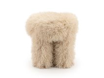 Voetbank DOODLY - Taupe BBO 250237