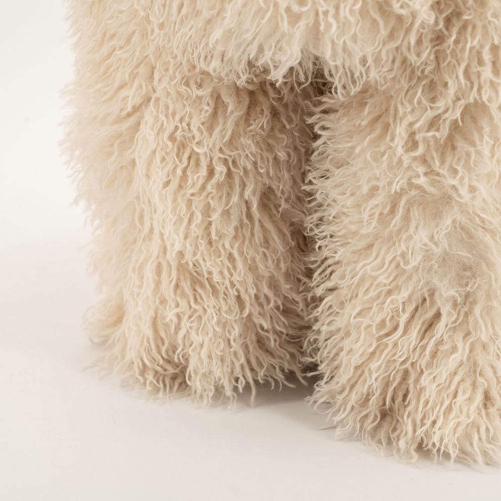 Voetbank DOODLY - Taupe BBO 250237