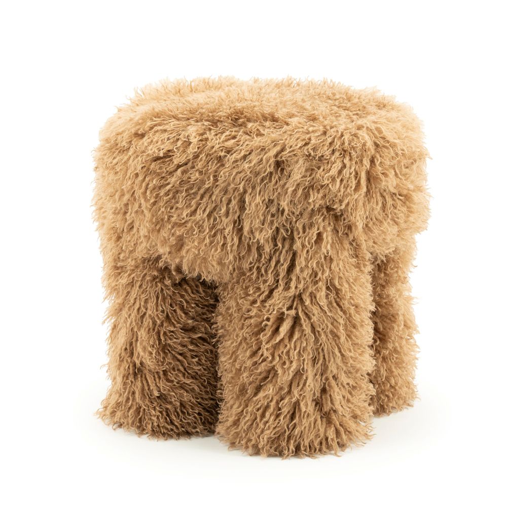 Voetbank DOODLY - Donkerbruin BBO 250238