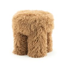 Voetbank DOODLY - Donkerbruin BBO 250238