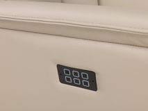 Elektrische relaxfauteuil PANDORA - Beige leder MED-14-TZ1