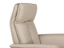 Elektrische relaxfauteuil PANDORA - Beige leder MED-14-TZ1
