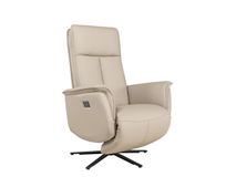 Elektrische relaxfauteuil PANDORA - Beige leder MED-14-TZ1