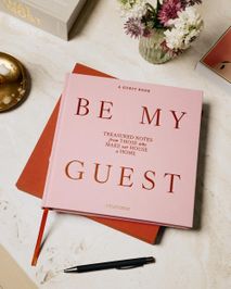Gastenboek BE MY GUEST - Roze/Roest PRT PW00782