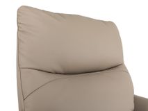 Elektr. relaxfauteuil BRAHIM - Grijs leder DEZ-78-TZ1