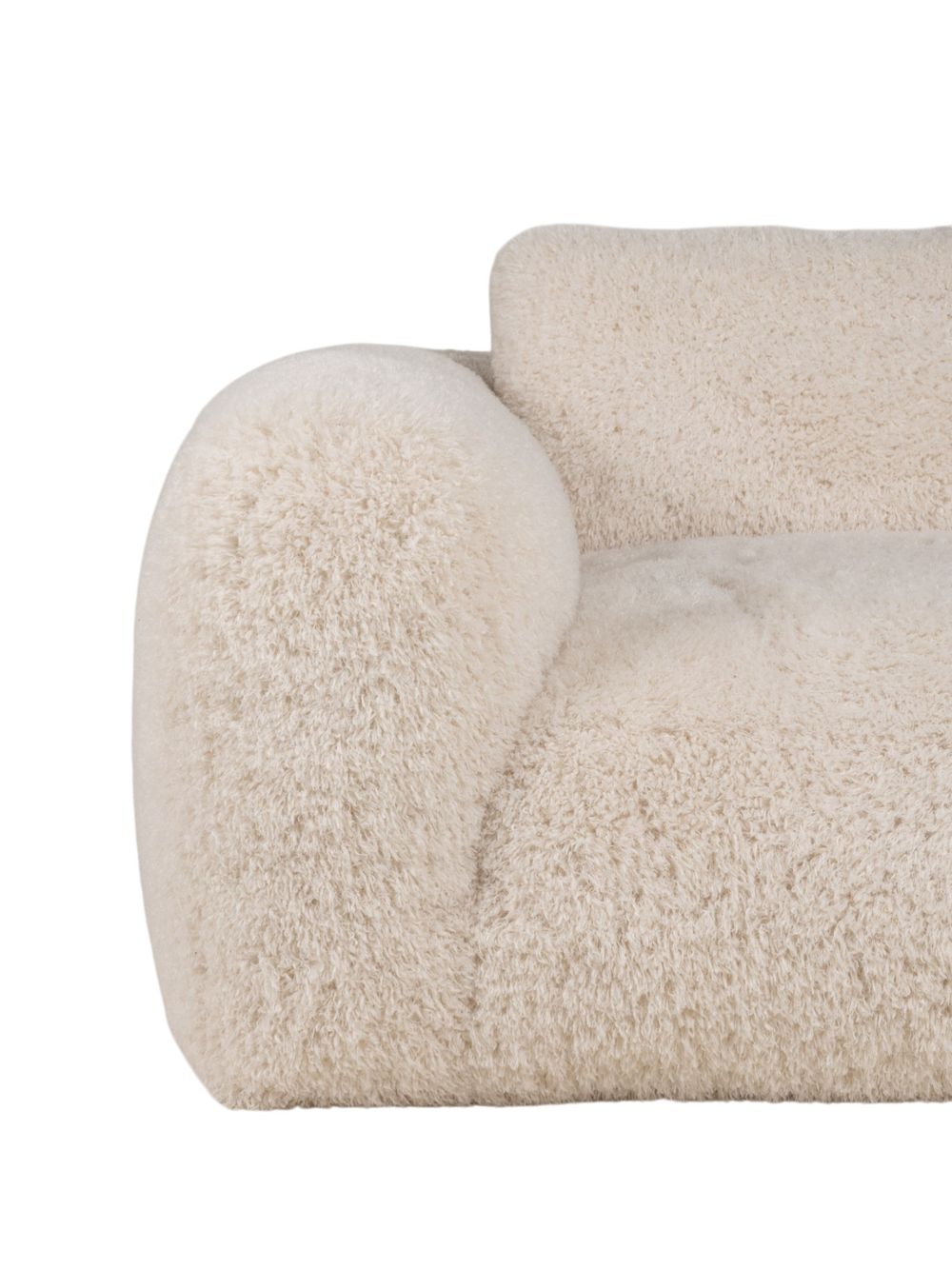 3-zit met voetbank MYOTIS - Crème C-RIV-101-TZ2