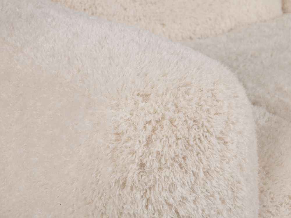 3-zit met voetbank MYOTIS - Crème C-RIV-101-TZ2