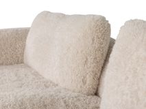 3-zit met voetbank MYOTIS - Crème C-RIV-101-TZ2