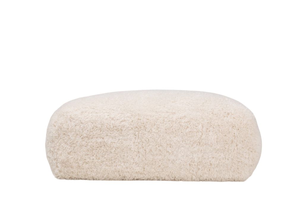 3-zit met voetbank MYOTIS - Crème C-RIV-101-TZ2