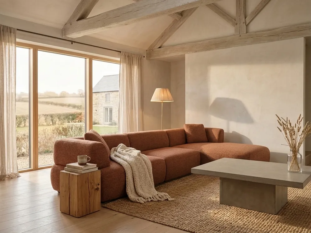 Hoekzetel EDER - Terracotta C-RIV-87-TZ1