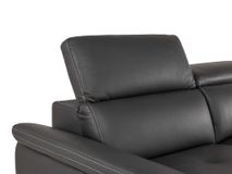 3-zit incl. 2 elektr. relaxen FIRENZE - Donkergrij DDV-26-TZ1