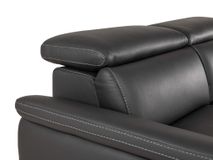 3-zit incl. 2 elektr. relaxen FIRENZE - Donkergrij DDV-26-TZ1